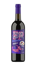 Вино Funny Puppy, Cabernet красное полусладкое 13,5% 0,75л