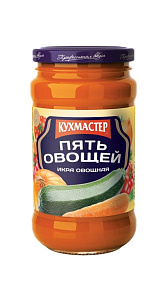 Икра овощная Кухмастер Пять овощей 400г