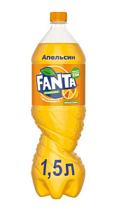 Газированный напиток Fanta Апельсин безалкогольный 1.5л