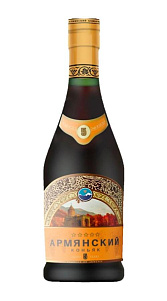 Коньяк Армянский 5 лет выдержки 40% 0,5л