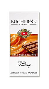 Шоколад молочный Bucheron Filling Миланская карамель 85г