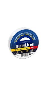 Электроизоляционная лента SafeLine белая 15мм*20м*0.15мм 