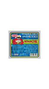 Крабовое мясо Vici Крабок имитация замороженное 200г