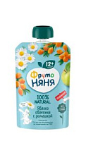 Пюре ФрутоНяня яблоко, облепиха, ромашка с 12мес 90г