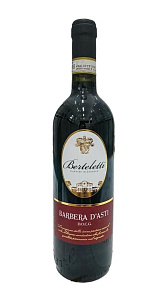 Вино Berteletti Barbera D Asti Castelia Docg красное сухое 13% 0.75л