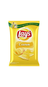 Чипсы картофельные Lays с солью 90г