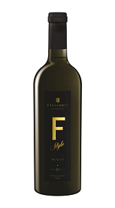 Вино F-Style, Muscat белое сухое 13% 0,75л