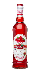 Настойка Клюквенная Череповецкая сладкая 20% 0,5л