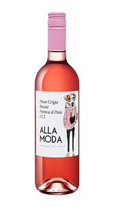 Вино Alla Moda Pinot Grigio Rosato розовое сух. 11.5% 0.75л