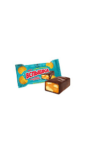 Конфеты Вспышка mini карамель с печеньем 200г