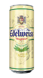 Пиво Edelweiss светлое пшеничное  5,5 %  0,43л