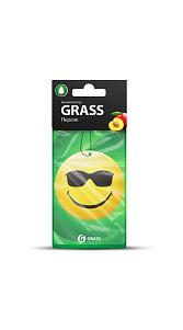 Ароматизатор картонный Grass Смайл Персик 1шт