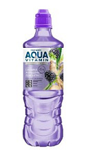 Вода Your Water Aqua vitamin пастеризованная со вкусом ежевики лемонграсса и женьшеня 0.75л