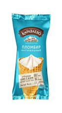 Мороженое пломбир Караваево в рожке 15% 100г