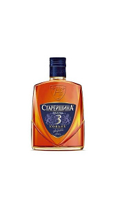 Коньяк Старейшина, 3 года, 40%  0.1л
