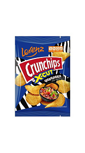 Чипсы картофельные Crunchips X-Cut африканской Чакалаки рифленые 130г