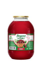 Напиток сокосодержащий ВкусноСок Вишня 3л
