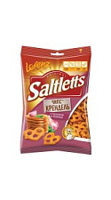 Чипс-крендель Lorenz Saltletts с чесноком и зеленью 70г