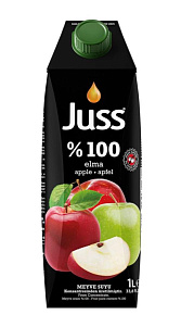 Сок Juss Яблочный 1л
