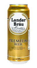 Пиво Lander Brau, Premium Pilsner светлое фильтрованное пастеризованное 4,9% 0,5л