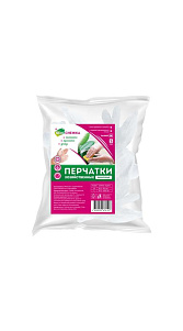 Перчатки Белоснежка Хозяйственные виниловые р.М 5шт