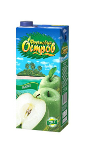 Нектар Фруктовый остров Яблочный 1.9л