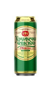 Пиво Кружечка Чешского светлое фильтрованное 4.3% 0.45л