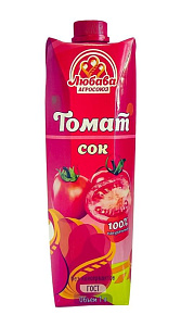 Сок Любава Томат 1л
