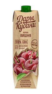 Сок Дары Кубани яблочно-вишневый 0.95л