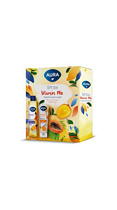 Подарочный набор Aura Vitamin Mix Гель для душа 250мл+Крем для рук 75мл  