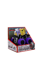 Машинка Big Foot Звери инерционная 4x4 9.5см