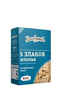 Хлопья Берендеевка 5 злаков не требующие варки 400г