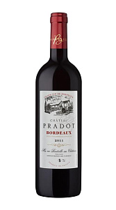 Вино Chateau Pradot Bordeaux красное сухое 12% 0,75л