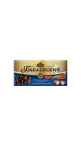 Шоколад темный Бабаевский с целым миндалем 90г