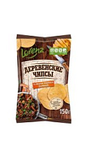 Чипсы картофельные Деревенские чипсы со вкусом жареных рыжиков 150г