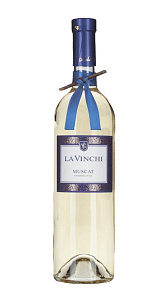 Вино La Vinchi Мускат белое п/сл 10% 0.75л