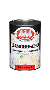 Шампиньоны Скатерть-Самобранка консервированные резаные 425мл