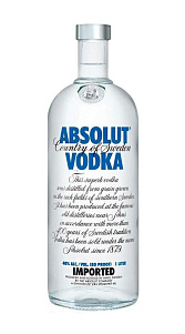 Водка Absolut 40% 1л