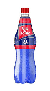 Напиток Gin&Tonic газированный 9% 0.9л