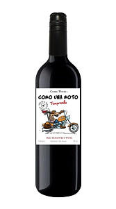 Вино Como Una Moto Tempranillo красное п/сл 12% 0.75л