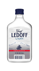 Водка Graf Ledoff, Light 40% 0.25л