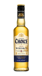 Виски Your Choice 6 лет выдержки, 40% 0,5л