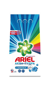 Стиральный порошок Ariel Аквапудра Color Ленор эффект 3кг