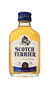 Виски Scotch Terrier Blended шотландский купажированный 40% 100мл