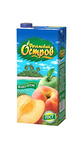 Напиток Фруктовый остров Яблоко-Персик 0.93л