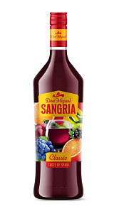 Продукция плодовая алкогольная Sangria Classic, красная полусладкая 9% 1л