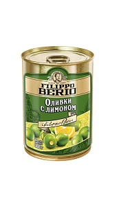 Оливки Filippo Berio с лимоном 300г