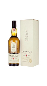 Виски Lagavulin солодовый 8 лет в подарочной упаковке 48% 0,7л