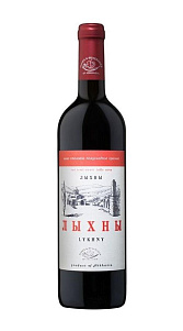 Вино Лыхны столовое красное полусладкое 10-15% 0,75л