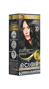 Краска для волос Еclair 3D Королевский черный № 1.0 